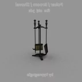 Shovel Household Tool Set 3d model