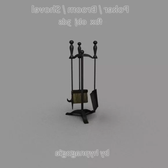 Garden Shovel Tool 3d model