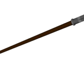 Wood Pole Arm Equipment 3d model