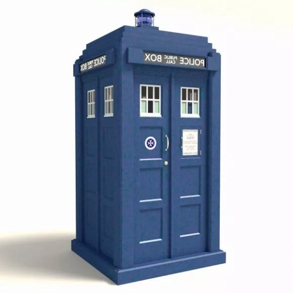 Waiting Booth Station 3d model