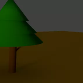 Low Poly Tree Plant 3d model