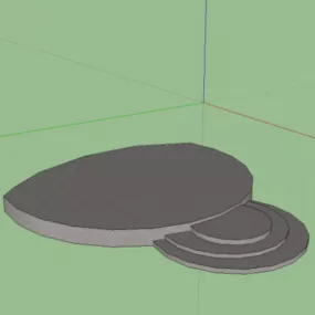 Entrance Step Porch 3d model