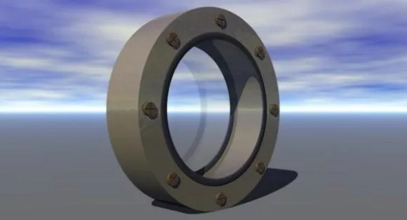 Jet Engine Lowpoly 3d model
