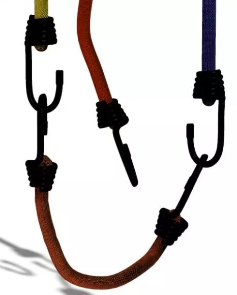 Bungee Cord Hooks 3d model Bungee Cord Hooks 3d model