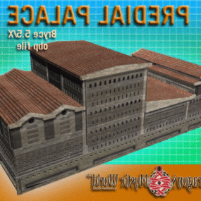Predial Palace Building 3d model