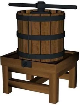 Pressoir Pressing Barrel Equipment 3d model Pressoir Pressing Barrel Equipment 3d model