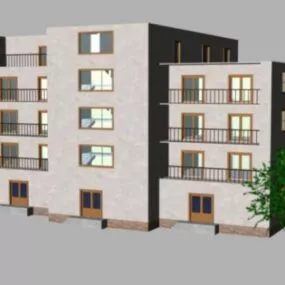 Provincial House Building 3d model