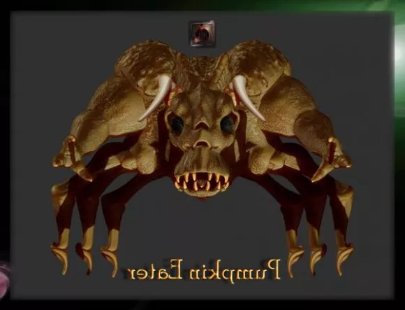Monster Character With Weapon 3d model