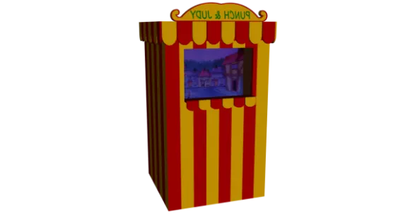 Theatre Board Interior With Lightning Effect 3d model