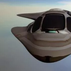 Futuristic Quad Transport 3d model