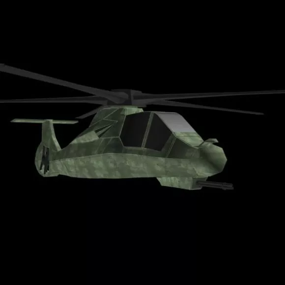 Drone Helicopter Concept 3d model