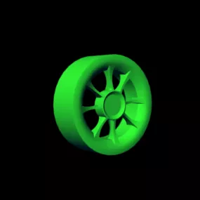 Alloy Car Rims 3d model