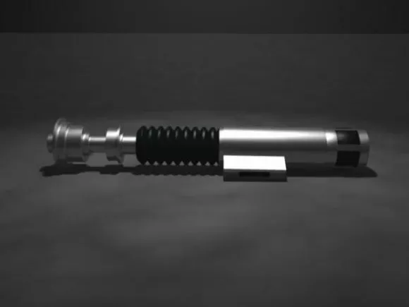 Red Lightsaber Scifi Weapon 3d model