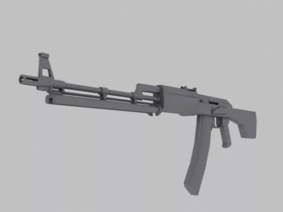 Magnum Colt Gun 3d model