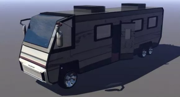 Rv Truck Mobile Home 3d model Rv Truck Mobile Home 3d model