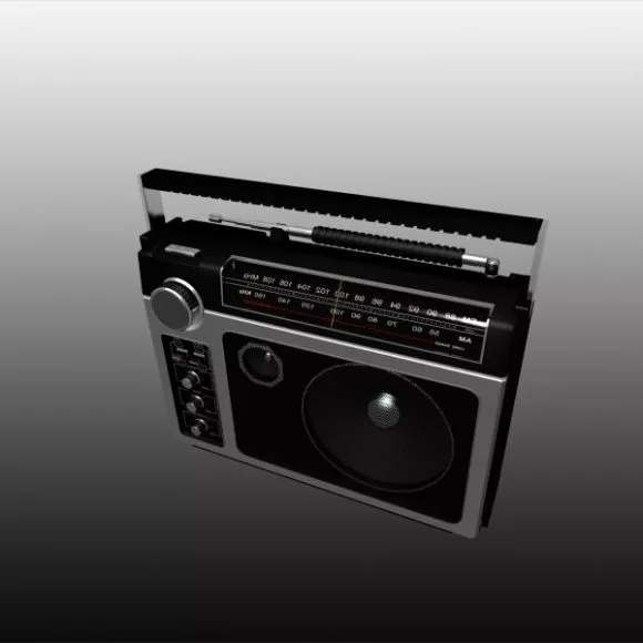 Small Speaker With Sub Woofer 3d model