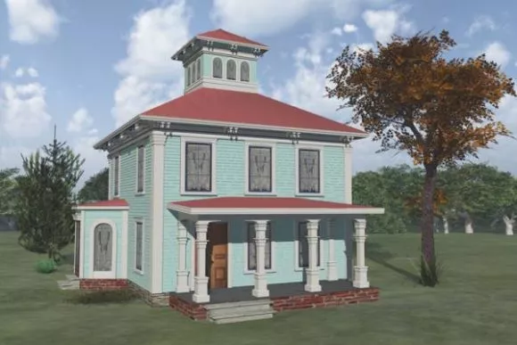 Launch Ramp On Building 3d model
