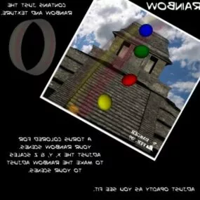 Rock Temple Building 3d model