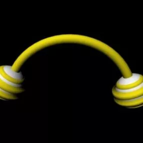 Raised Ring Jewelry 3d model