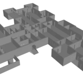 Separator Building Wall 3d model