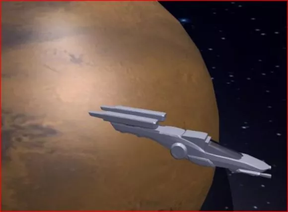 Cylinder Modular Space Station 3d model