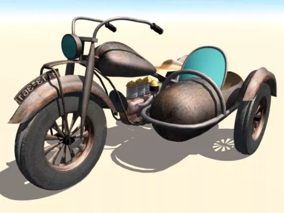 Ratbike Motorcycle 3d model Ratbike Motorcycle 3d model