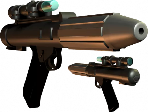 Ar10b Machine Gun Weapon 3d model