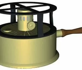 Portable Gas Stove 3d model