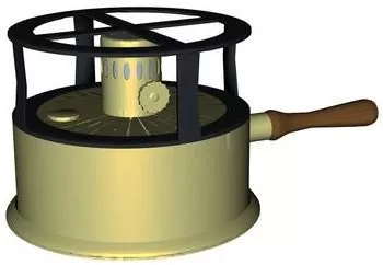 Siemens Gas Stove Full Size 3d model