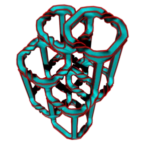 Multiple Cube Shape Decoration 3d model