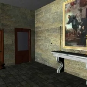 Villa Room 3d model