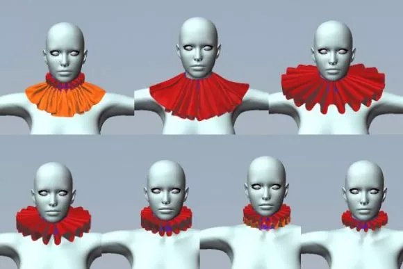 Man Mannequin With Renaissance Caps 3d model