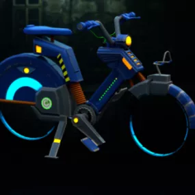 Scifi Bicycle 3d model