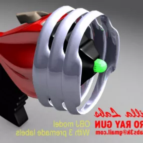 Scifi Ray Gun 3d model
