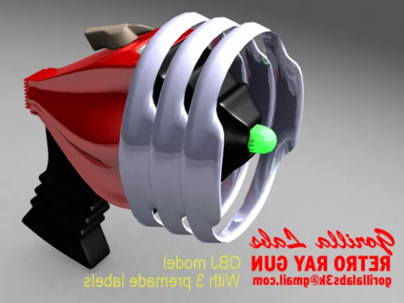 Scifi Ray Gun 3d model Scifi Ray Gun 3d model