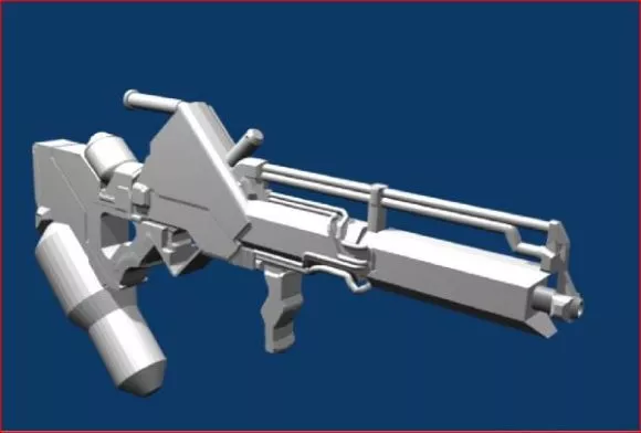 Two Mp40 Guns 3d model