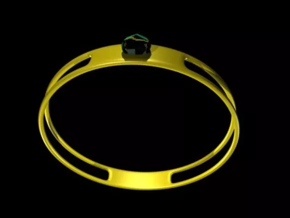 Ring With Diamond 3d model