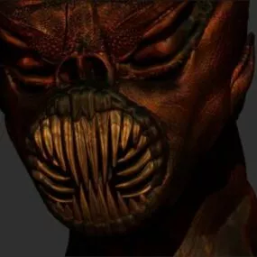Risk Monster Character 3d model