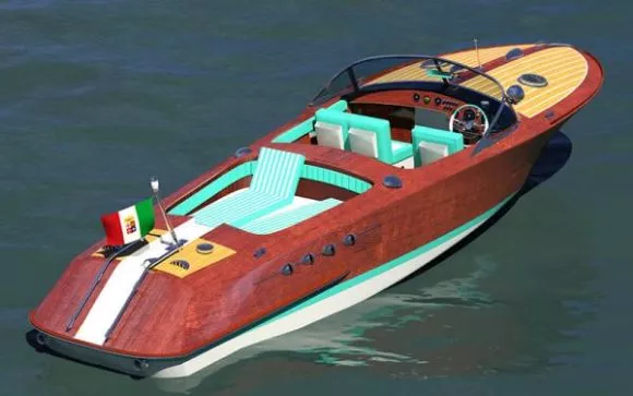 River Speed Boat 3d model River Speed Boat 3d model