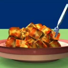 Vegetable Salad Food 3d model