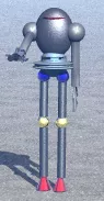 Raid Robot With Gun 3d model
