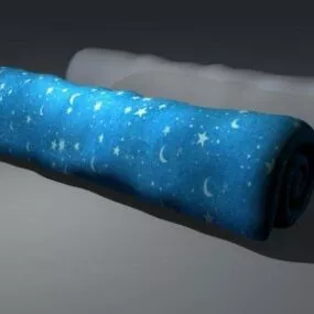 Rolled Duvet 3d model