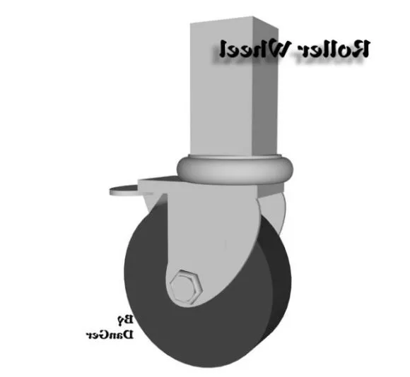 Roller Wheel 3d model Roller Wheel 3d model