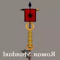 Roman Standard Flag 3d model
