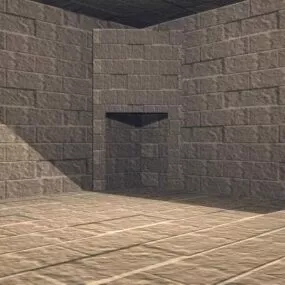 Rock Room Interior 3d model
