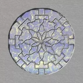 Rosette Window Frame 3d model