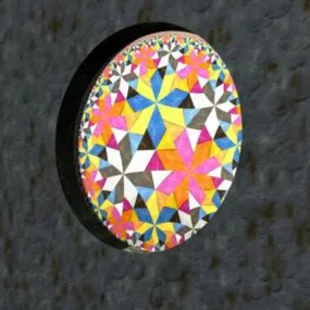 Stained Glass Window 3d model