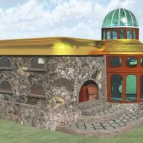Royal Villa House Building 3d model