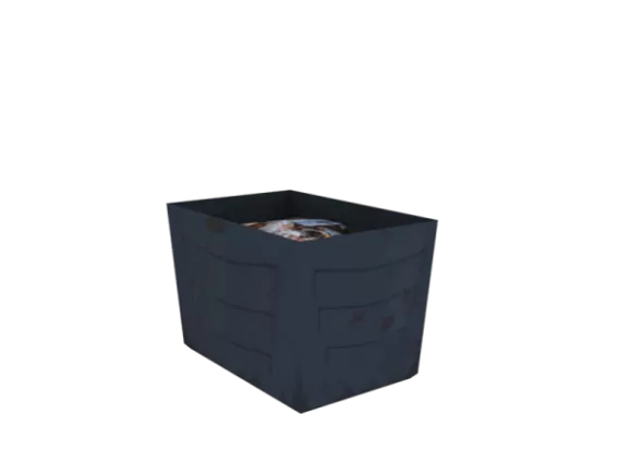 Product Box With Label 3d model