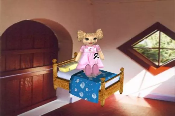 Doll In Bedroom 3d model Doll In Bedroom 3d model